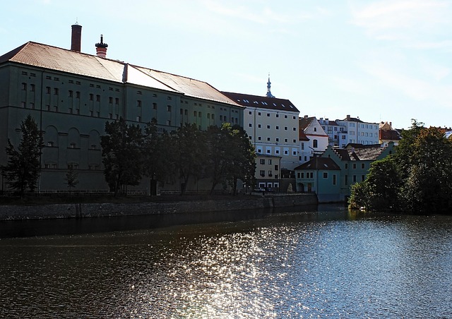 Areia, Casas, Agua, Rio, País, Viagem