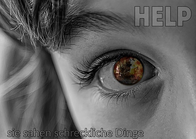 Free war refugees children illustration