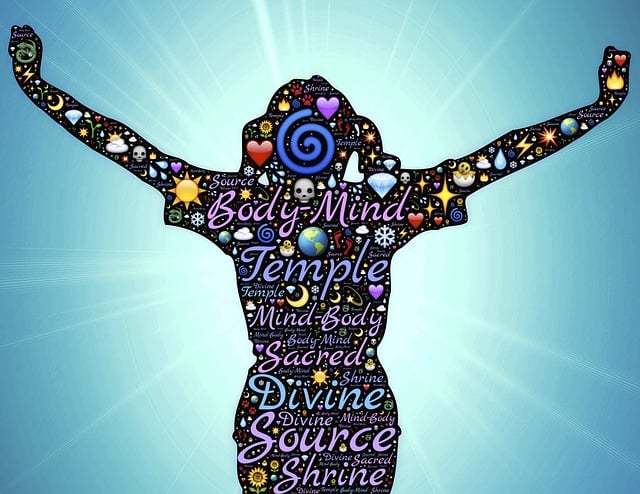 Free woman body-mind mind-body illustration