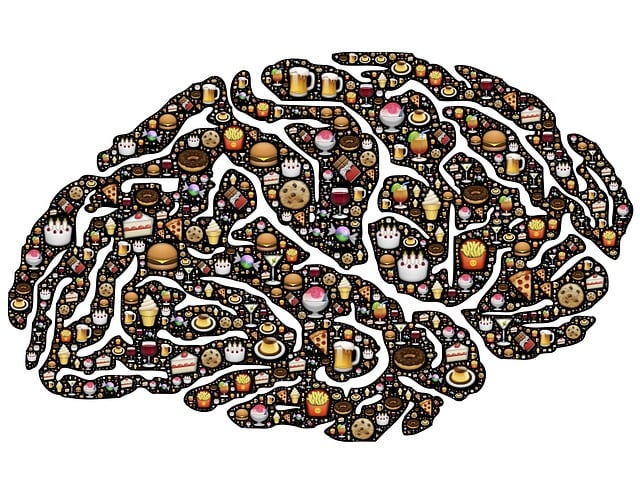 Free brain mind obsession illustration