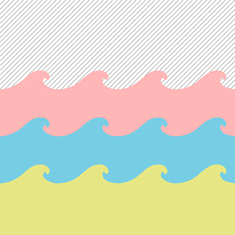 Welle, Muster, Streifen, Diagonale, Blau