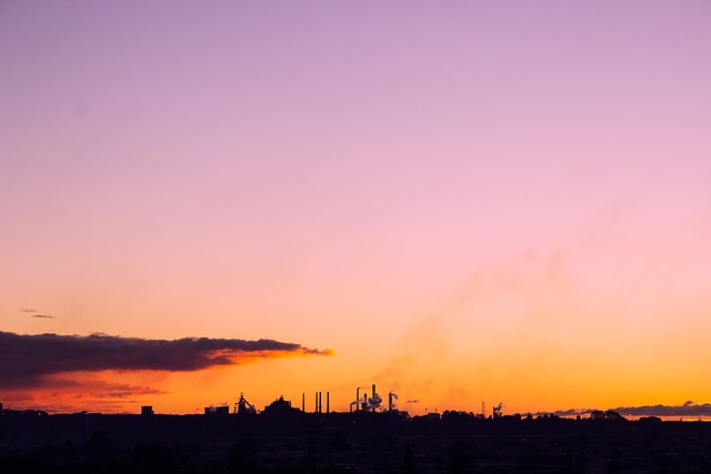Himmel, Silhuet, Solnedgang, Natur
