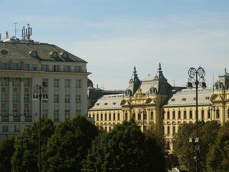 Kroatië, Zagreb, Stadsgezicht