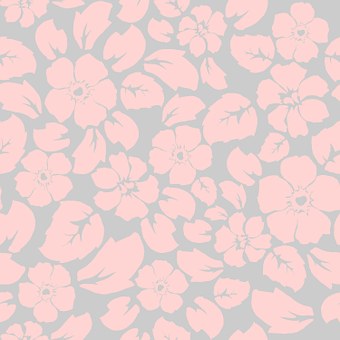 Muster, Blütenblatt, Rosa, Grau