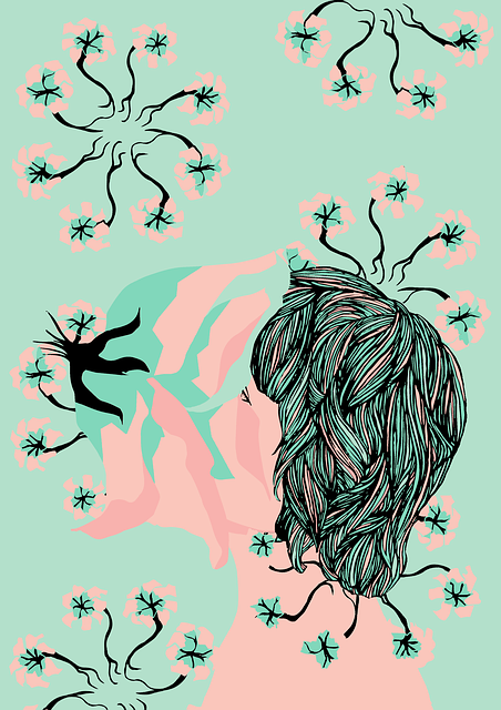 Haar, Blume, Natur, Minze, Gesicht