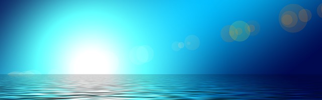 Free banner header sunset illustration