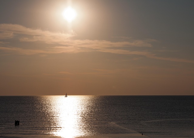 Free Sea Sunset photo and picture