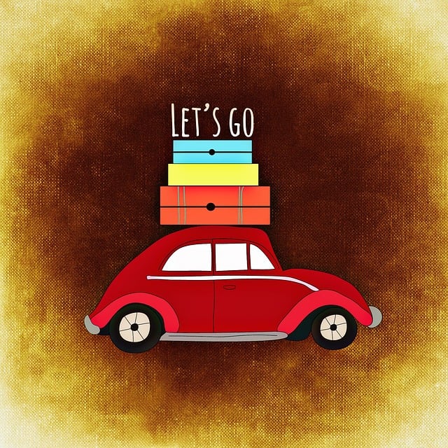 Free suitcase luggage time for a change illustration
