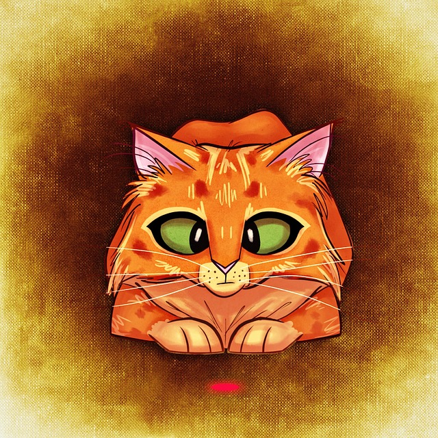 Free cat fun puss illustration