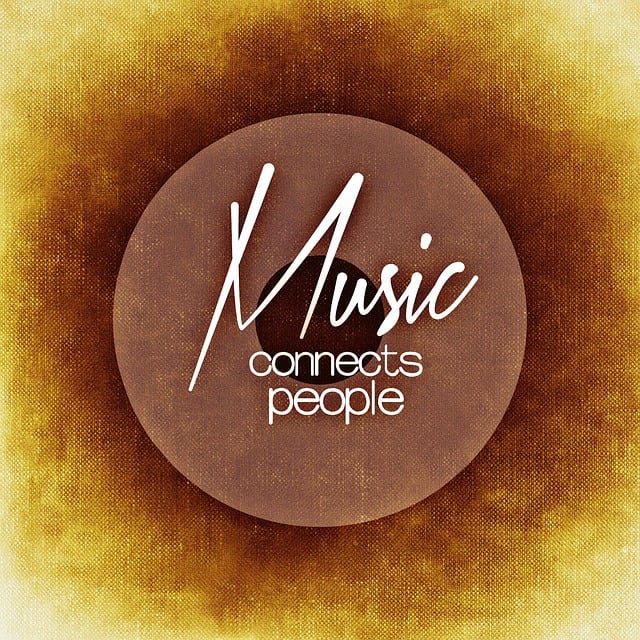 Free music people connection illustration