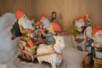 christmas, claus, gnomes