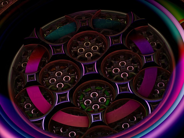 Free fractal render 3d illustration