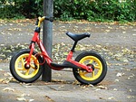 bike, a motorcycle, children