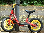 bike, a motorcycle, children