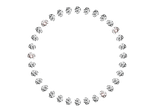 diamonds, sparkle, circle