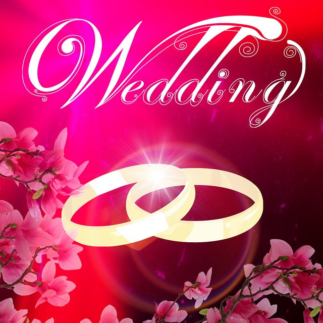 Free to marry love wedding ring illustration