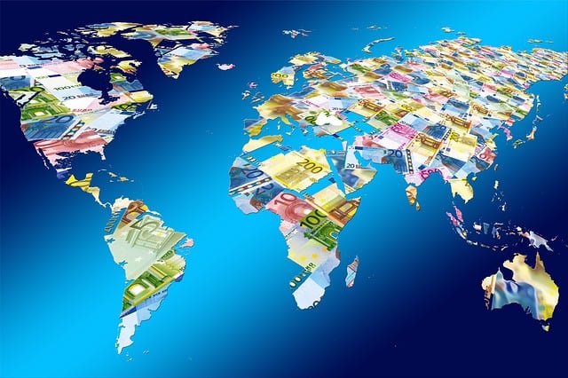 Free money euro earth illustration