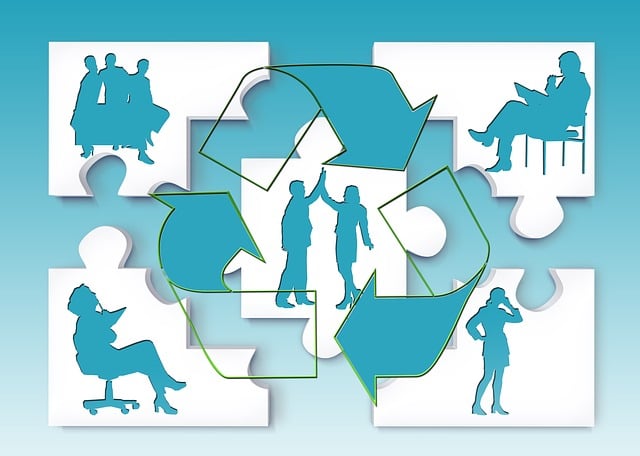 Free team silhouettes teamwork illustration