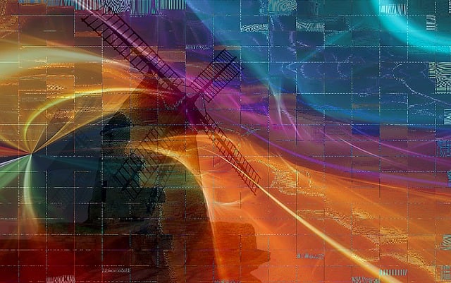 Free graphics vortex deflection illustration