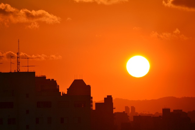 Sol, Solnedgang, Hot, Gul, Orange, Natur
