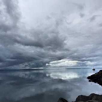 Torden, Undskyld, Sommer, Landskab, Sky