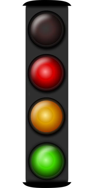 Free red light pattern traffic vector