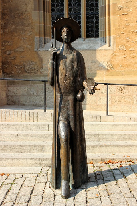 Sculpture Pèlerin Compostelle - Photo gratuite sur Pixabay