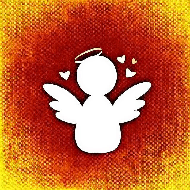 Free angel guardian angel love illustration