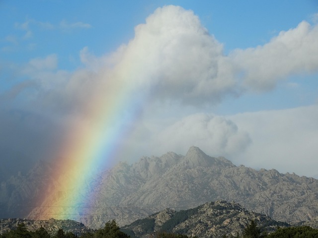 Free Rainbow Mountain photo and picture