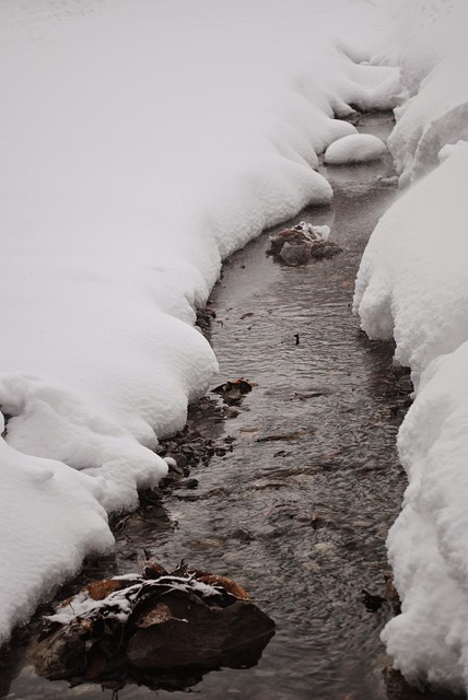 Winter, Wasser, Schnee, Kalt, Natur