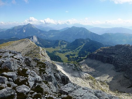 Panorama, Alpes, Paisaje, Naturaleza