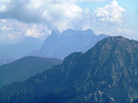 Panorama, Alpes, Paisaje, Naturaleza