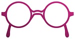 glasses, round, old