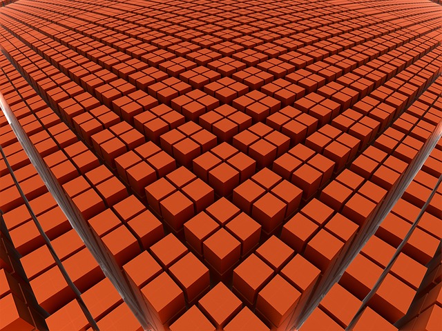 Download free HD stock image of Grid Cube Free grid cube cubic illustration