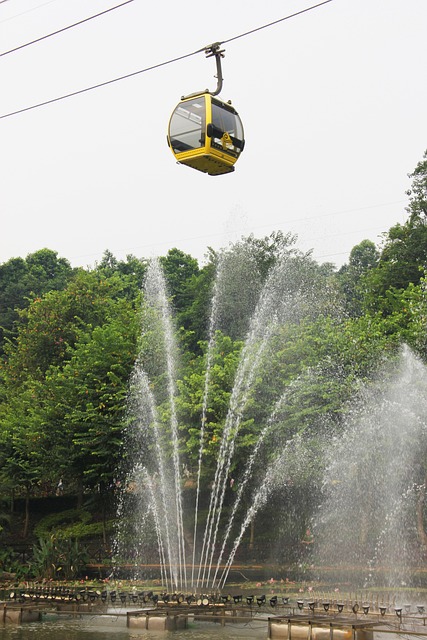 Free Funicular On The Fountain Fountain photo and picture