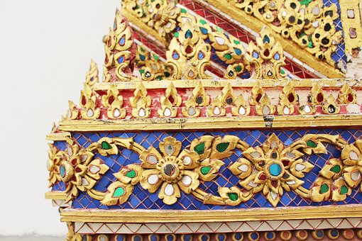 Free Thailand Stripes Thai Temple photo and picture