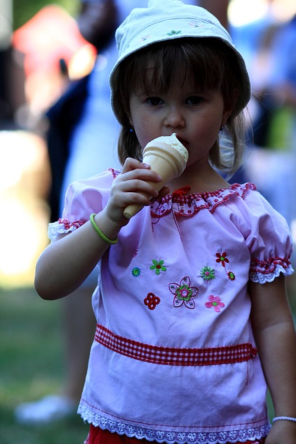 Bengel, Wärme, Eis, Mädchen, Natur
