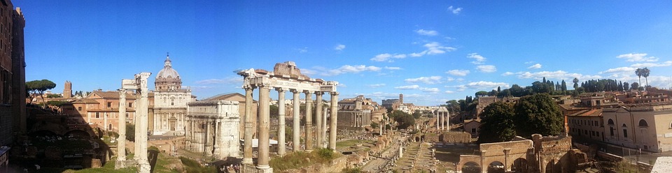 Rome, Italy, September In Rome, Old Town, Historical