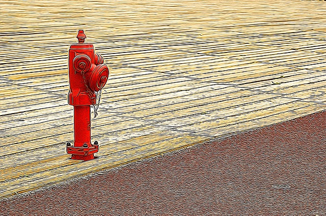 Free hydrant fire hydrant red illustration