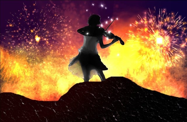 Free action fire explosion illustration