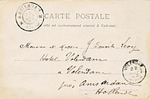 old, post card, french