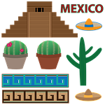 mexico, mayan, pyramid