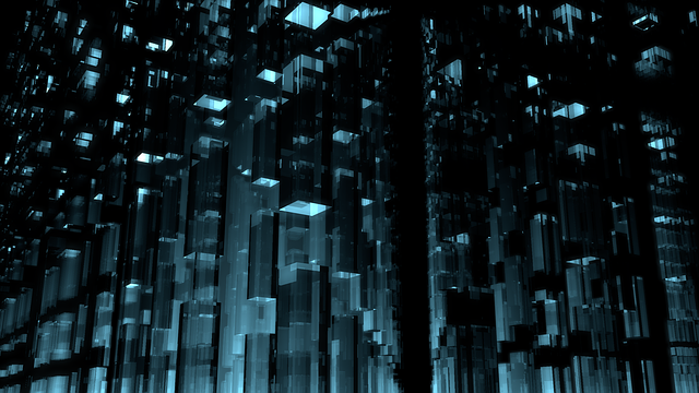 Free render dark blocks illustration