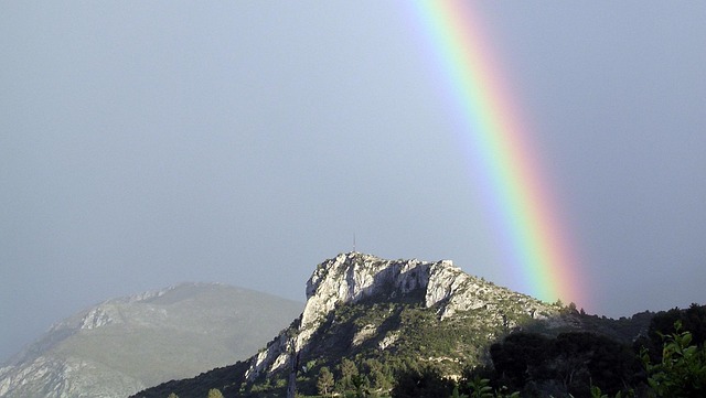 Free Rainbow Mountain photo and picture