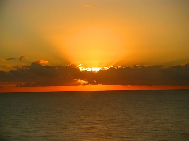 Free Sunrise Ocean photo and picture
