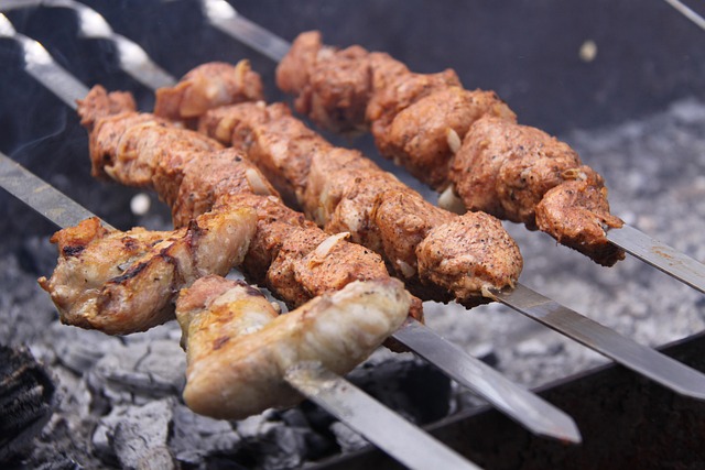 Skewers, Mad, Picnic, Grill, Bbq