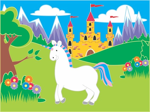 Download free HD stock image of Tree Meadow Free tree meadow castle illustration