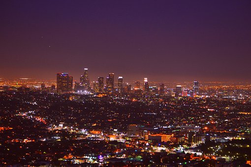 Los Angeles, Skyline, Vs, Overnachting