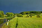 weather, light, road