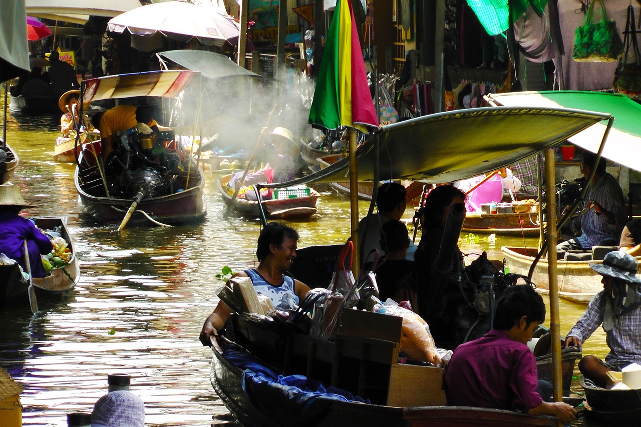 Floating Market Bangkok Thailand - Free photo on Pixabay